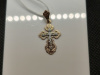 ПОДВЕСКА КРЕСТ БЕЗ КАМНЯ (Au 585)