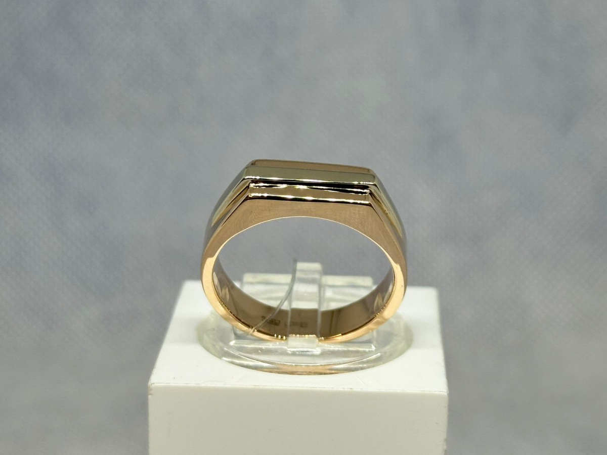 КОЛЬЦО ПЕЧАТКА без камня (Au 585)