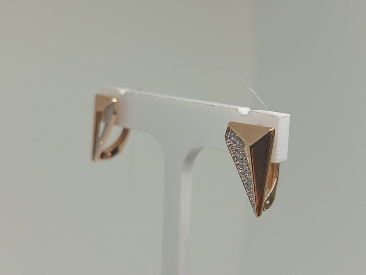 СЕРЬГИ С КАМНЯМИ (Au 585)