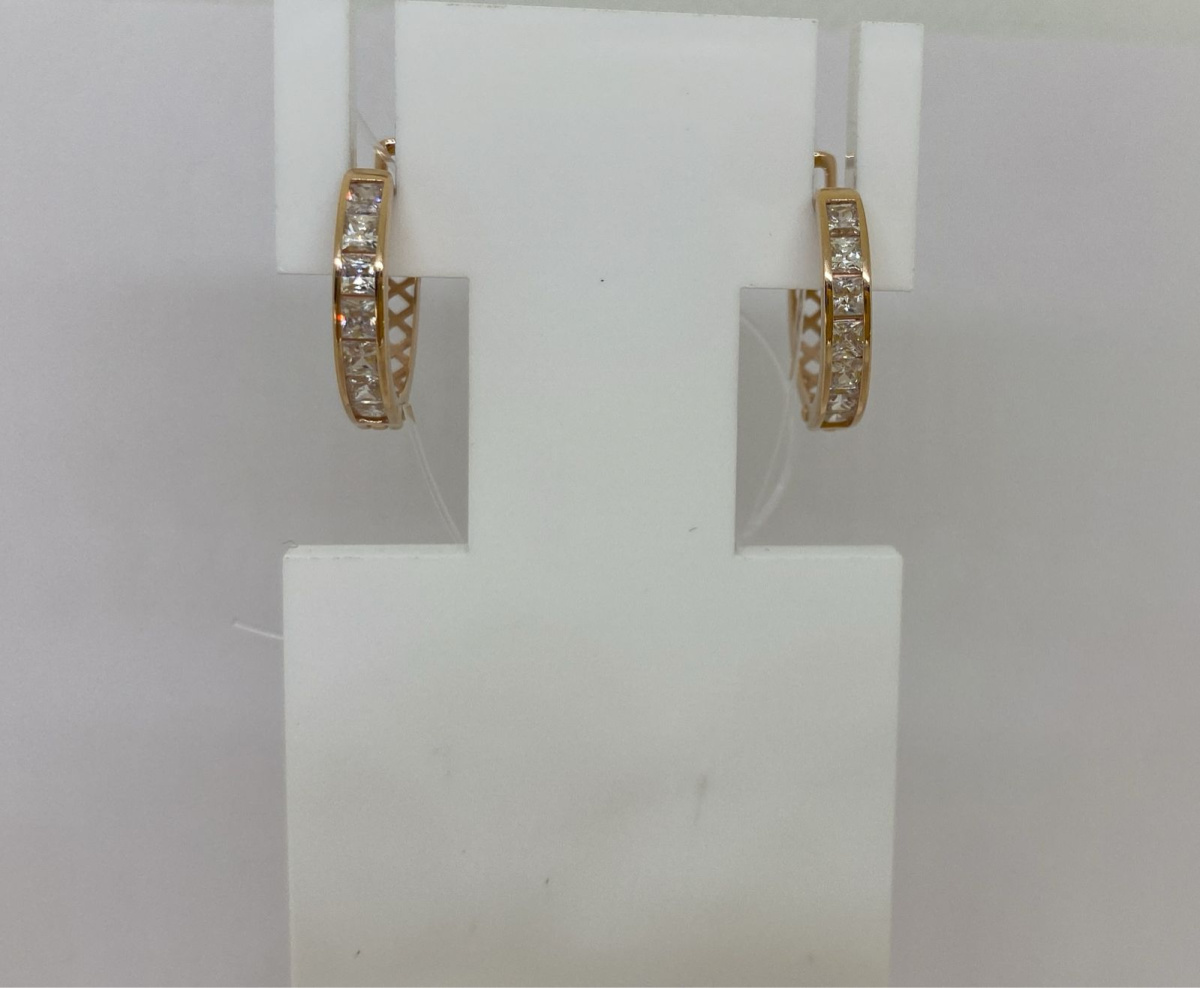 СЕРЬГИ С КАМНЯМИ (Au 585) СЕРЬГИ С КАМНЯМИ (Au 585)