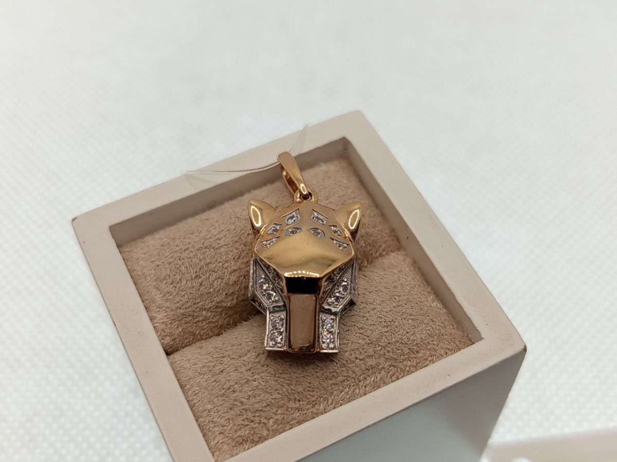 ПОДВЕСКА С КАМНЯМИ (Au 585)