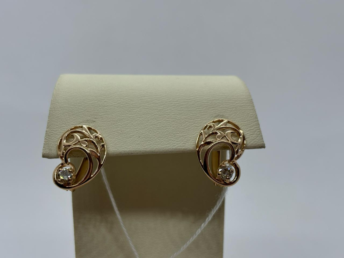 СЕРЬГИ БРИЛЛИАНТ (Au 585)