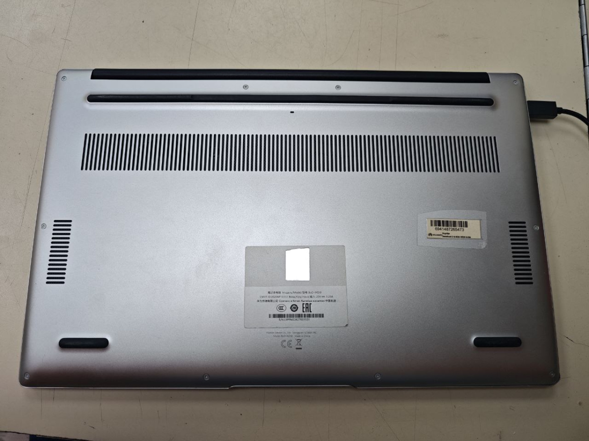 Ноутбук Honor BoB-wai9q; Core i3-10110U, Intel UHD Graphics, 8 Гб, 256 Гб, Нет