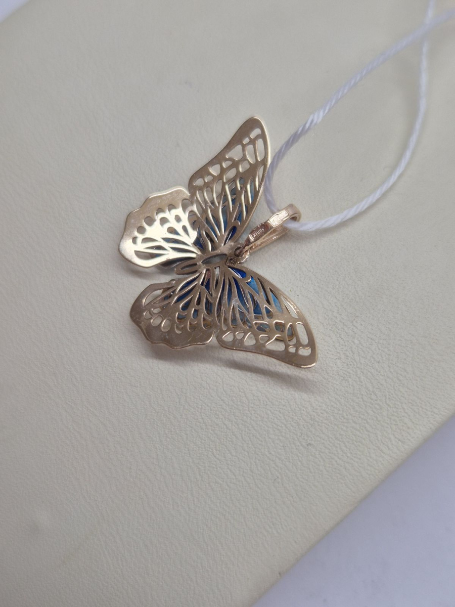 ПОДКМИ585 ПОДВЕСКА С КАМНЯМИ (Au 585)