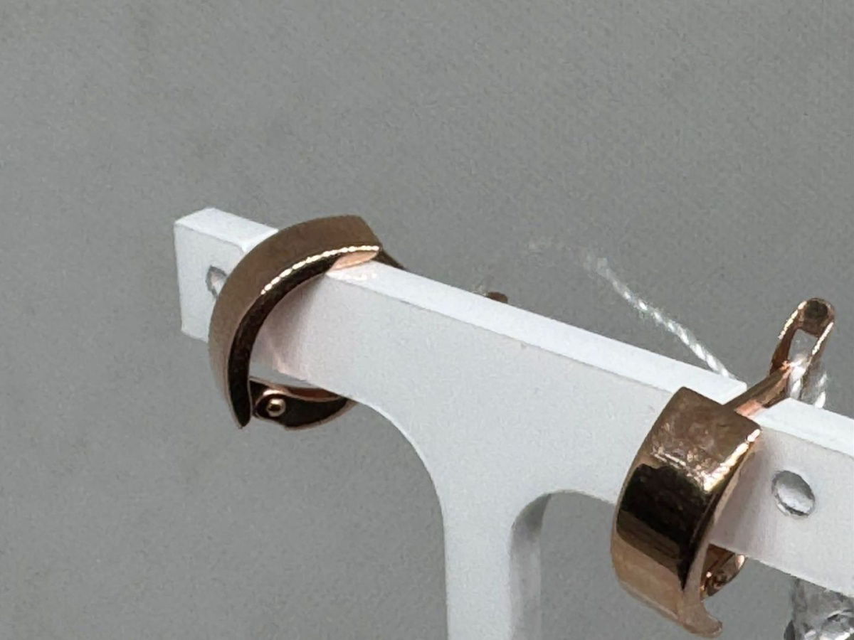 СЕРЬГИ БЕЗ КАМНЯ (Au 585)