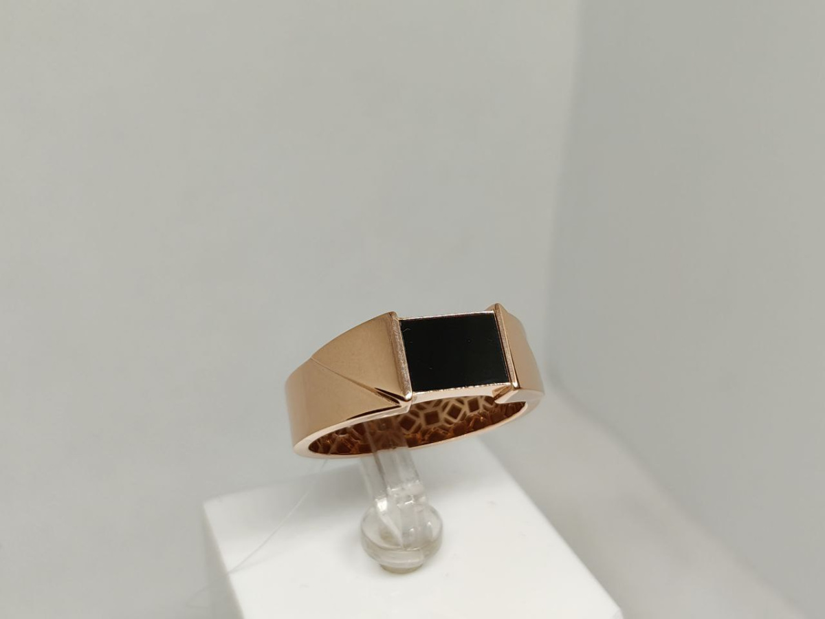 КОЛЬЦО ПЕЧАТКА с камнем (Au 585)