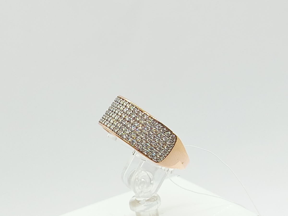 КОЛЬЦО С КАМНЯМИ (Au 585)