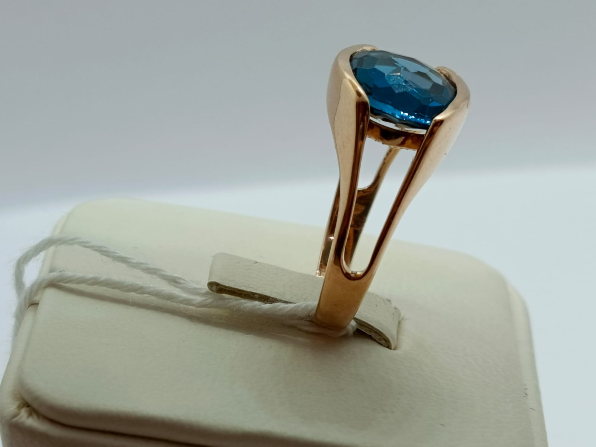 КОЛКМ585 КОЛЬЦО С КАМНЕМ (Au 585)