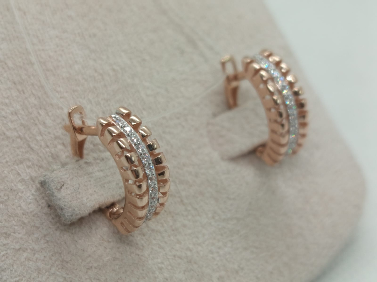 СЕРЬГИ С КАМНЯМИ (Au 585)