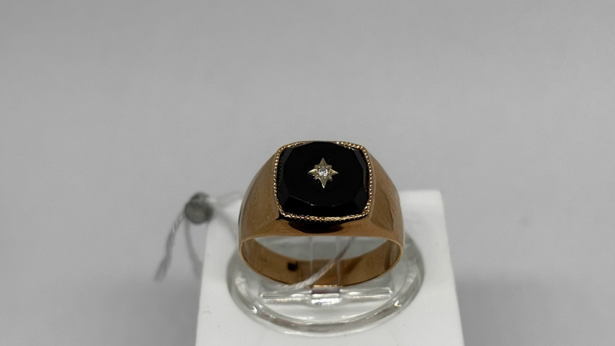 ПЕЧКМИ585 ПЕЧАТКА С КАМНЯМИ (Au 585)