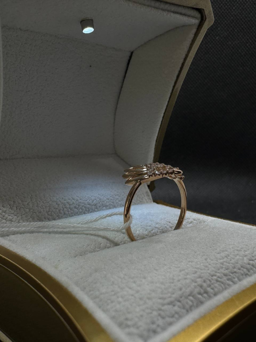 КОЛКМИ585 КОЛЬЦО С КАМНЯМИ (Au 585)