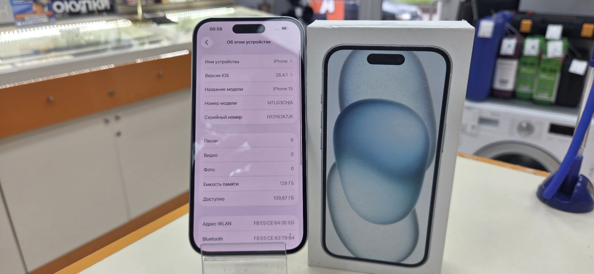 Смартфон Apple Iphone 15 128Gb