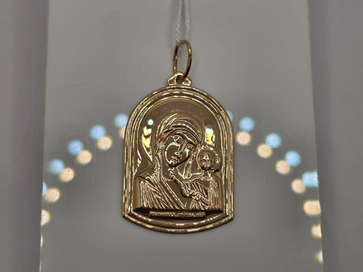 ПОДИБК585 ПОДВЕСКА ИКОНА БЕЗ КАМНЯ (Au 585)