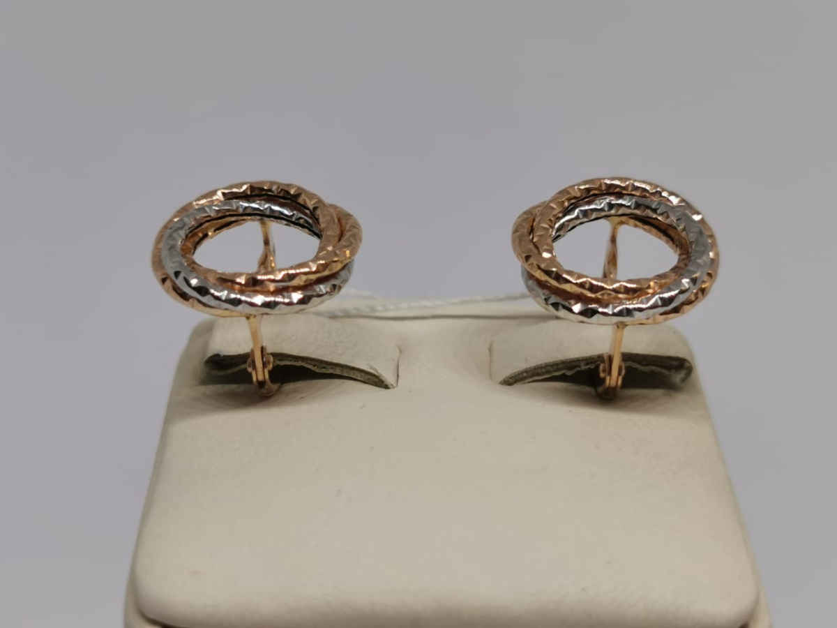 СЕРЬГИ БЕЗ КАМНЯ (Au 585)