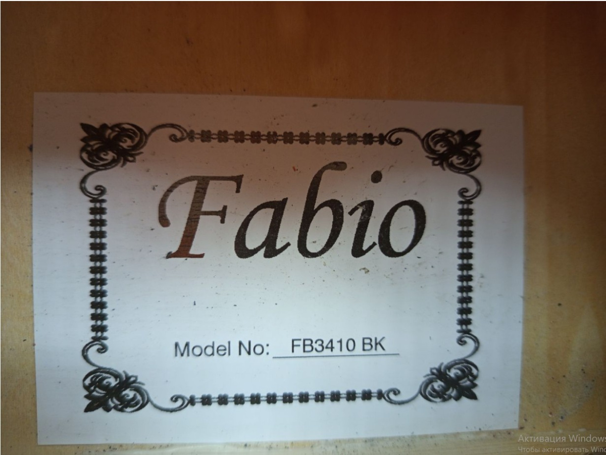 Гитара акустическая Fabio FB3410 BK