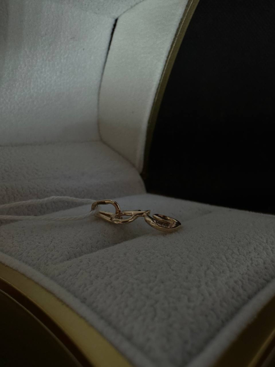 ПОДВЕСКА БУКВА Е Au 585