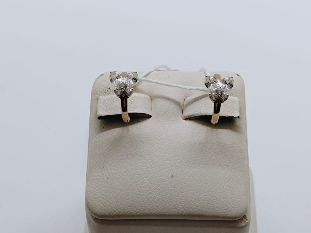 СЕРЬГИ С КАМНЯМИ (Au 585)