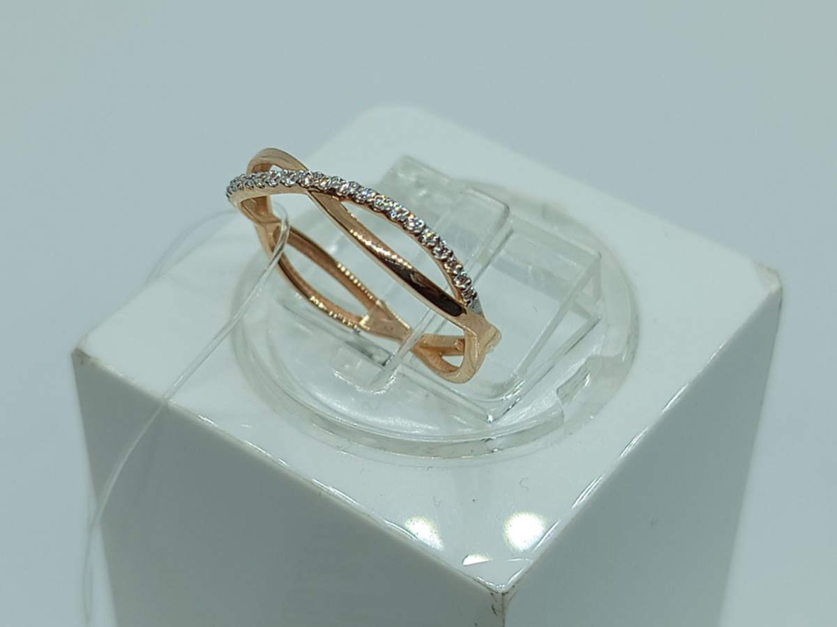 КОЛЬЦО С КАМНЯМИ (Au 585) КОЛЬЦО С КАМНЯМИ (Au 585)