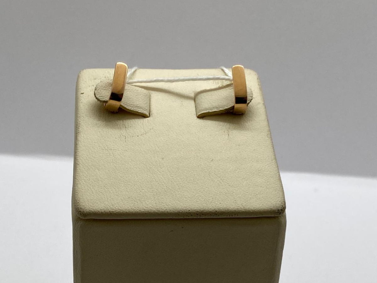 СБКМ585 СЕРЬГИ БЕЗ КАМНЯ (Au 585)