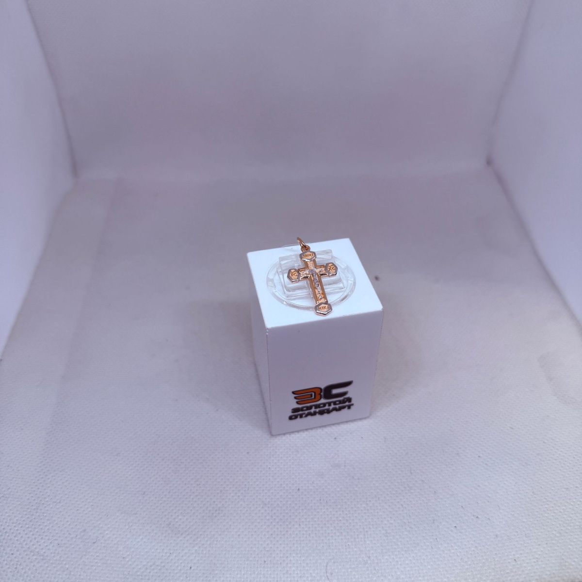 ПОДВЕСКА КРЕСТ без камня (Au 585)