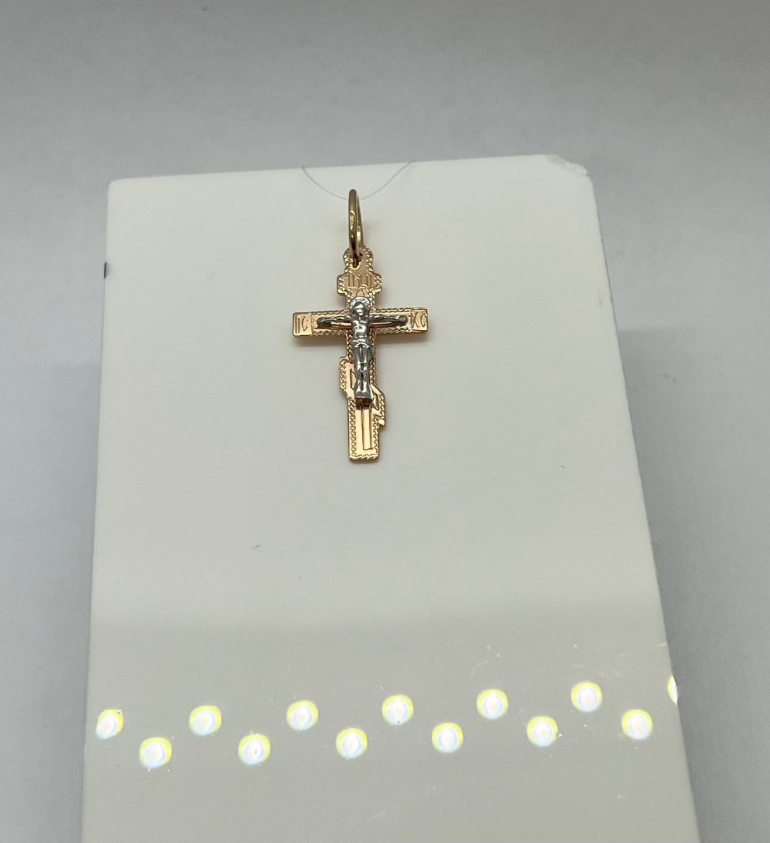 810-00268-10-00-00-02 ПОДВЕСКА КРЕСТ без камня (Au 585)