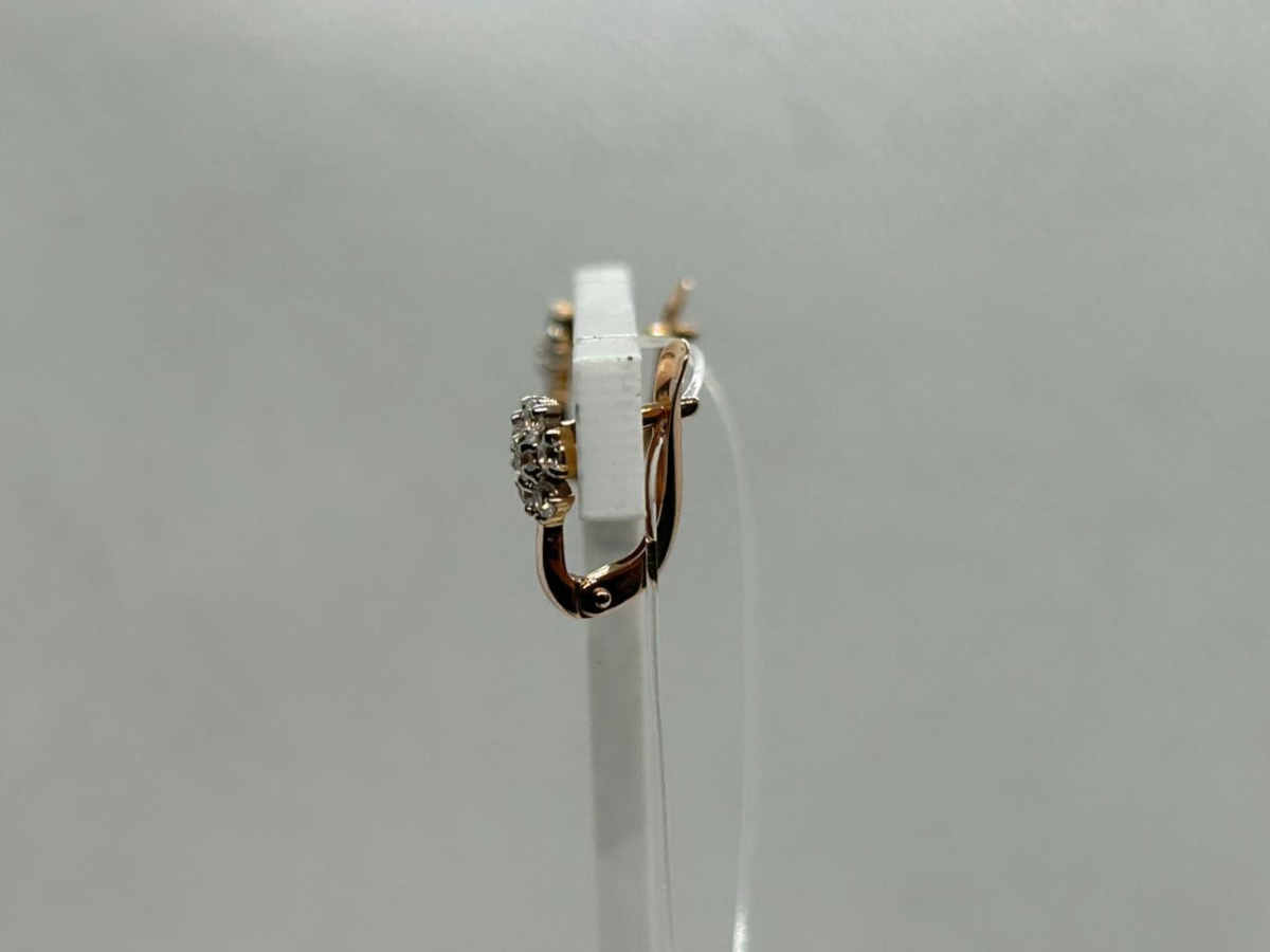 СЕРЬГИ С КАМНЯМИ (Au 585)