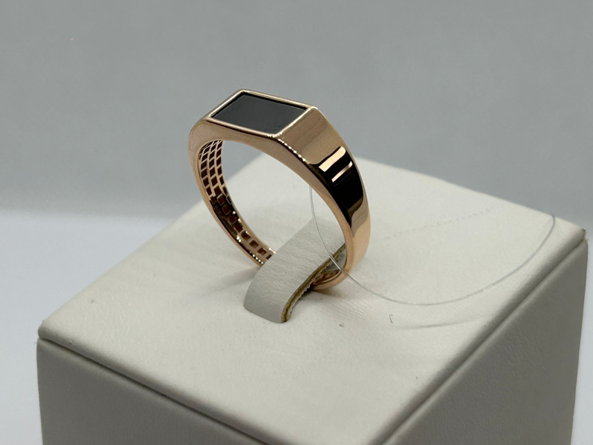 КОЛЬЦО ПЕЧАТКА с камнем (Au 585)