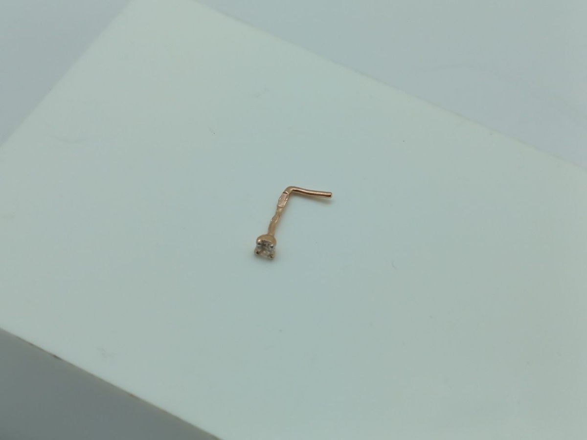 ПИРСИНГ С КАМНЕМ (Au 585)