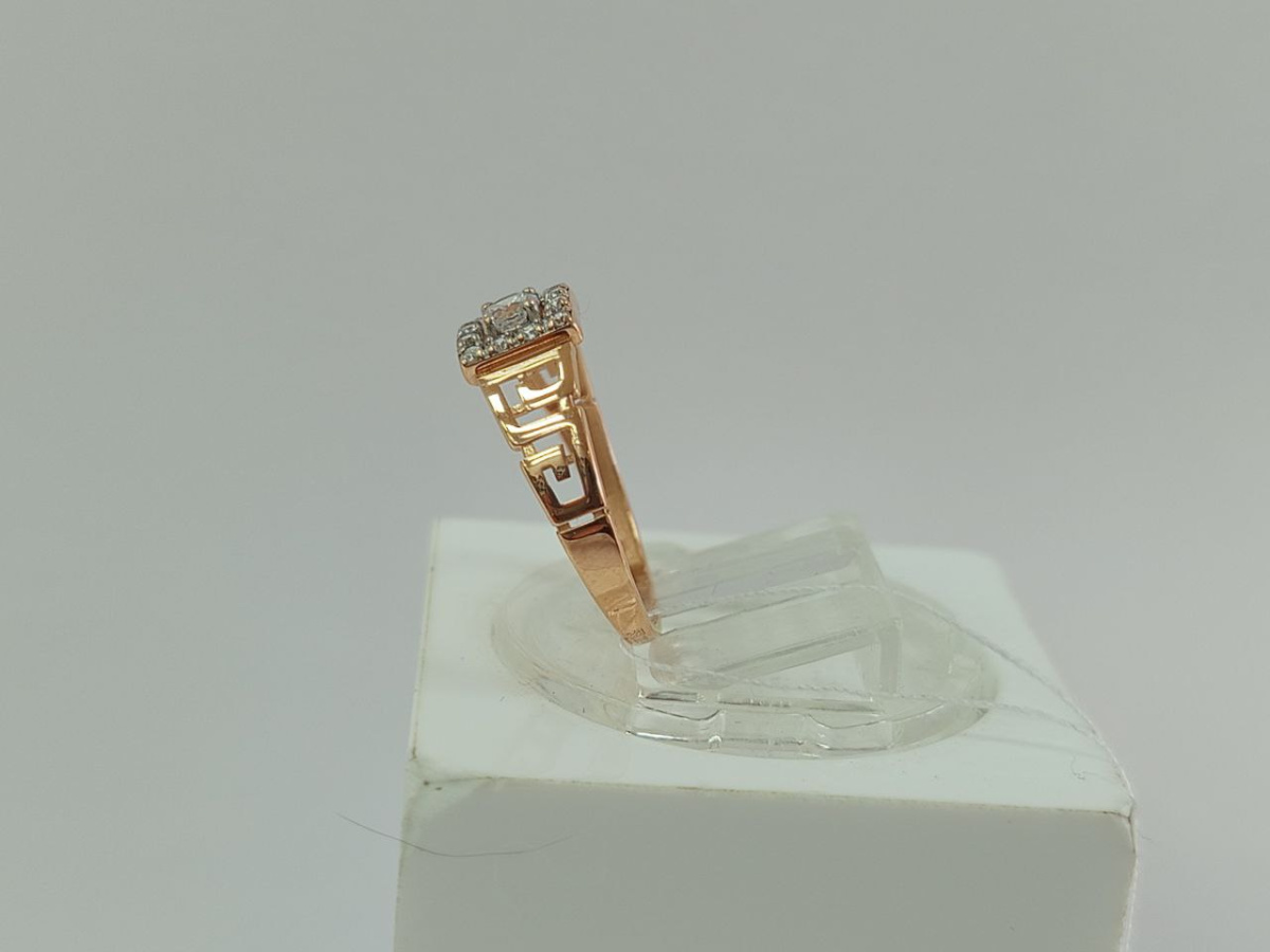 КОЛКМИ585 КОЛЬЦО С КАМНЯМИ (Au 585)