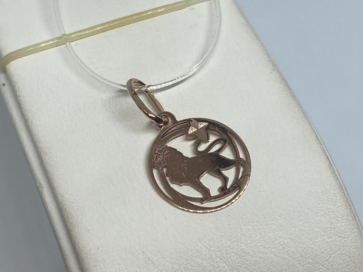 ПОДВЕСКА ЗНАК ЗОДИАКА ЛЕВ (Au 585) ПОДВЕСКА ЗНАК ЗОДИАКА ЛЕВ (Au 585)