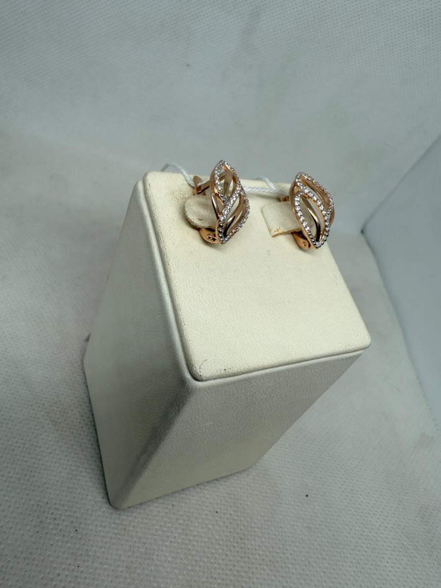 СКМИ585 СЕРЬГИ С КАМНЯМИ (Au 585) СКМИ585 СЕРЬГИ С КАМНЯМИ (Au 585)