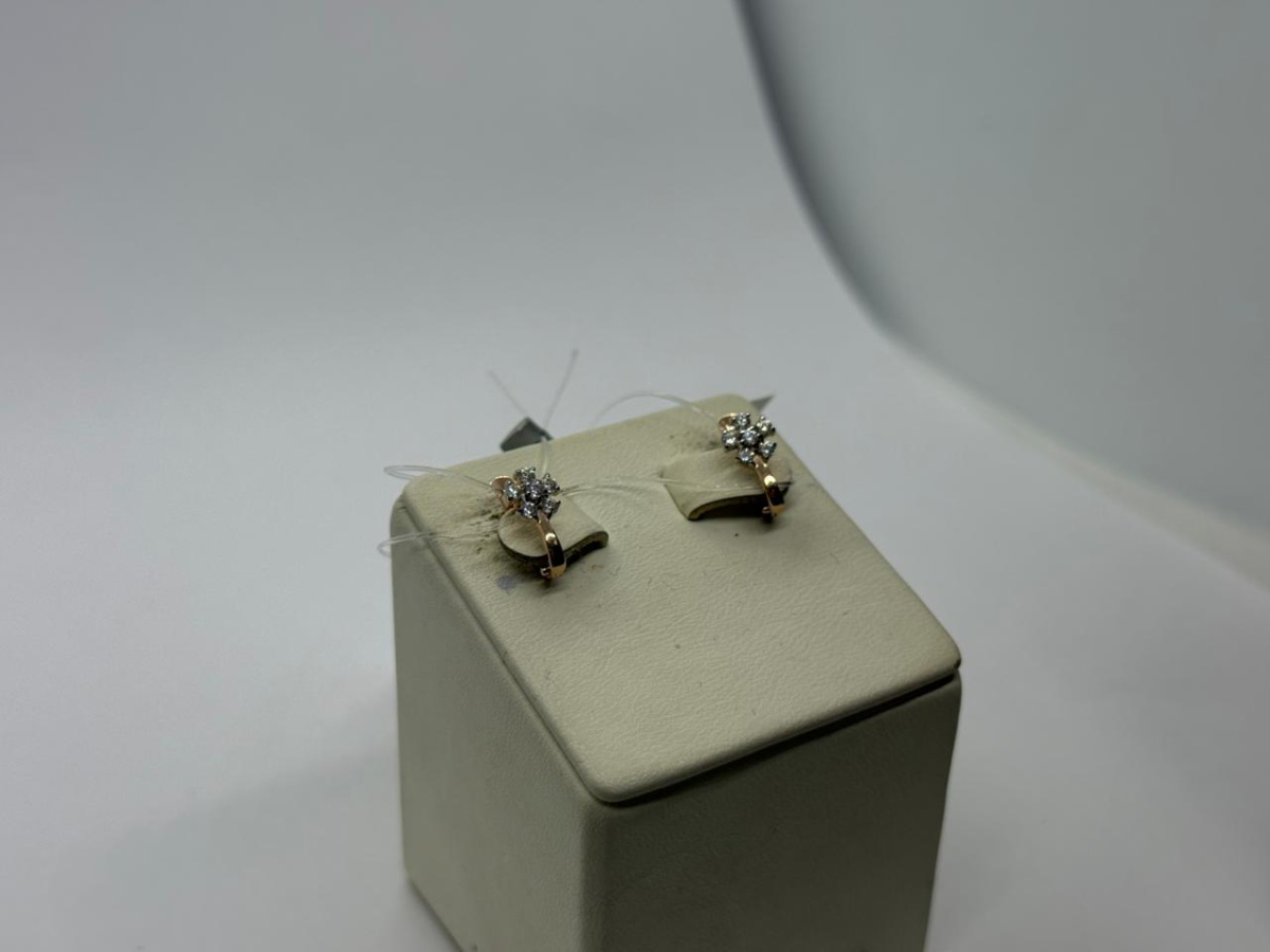 СЕРЬГИ С КАМНЯМИ (Au 585)