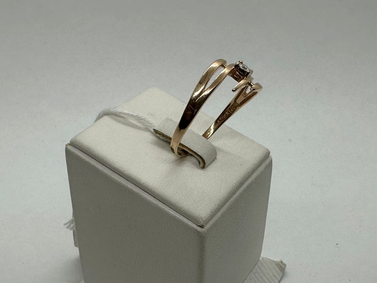 КОЛЬЦО БРИЛЛИАНТ Au 585