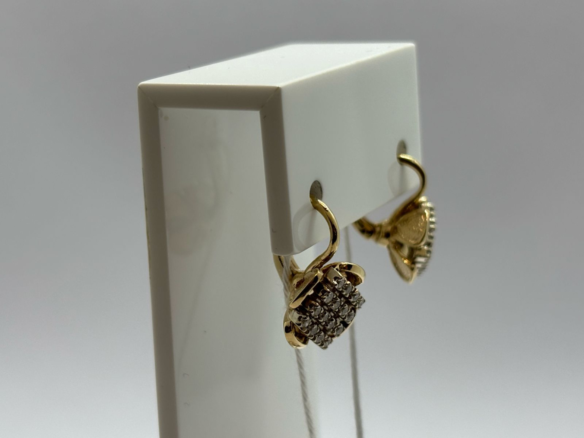 СЕРЬГИ С КАМНЯМИ (Au 585)