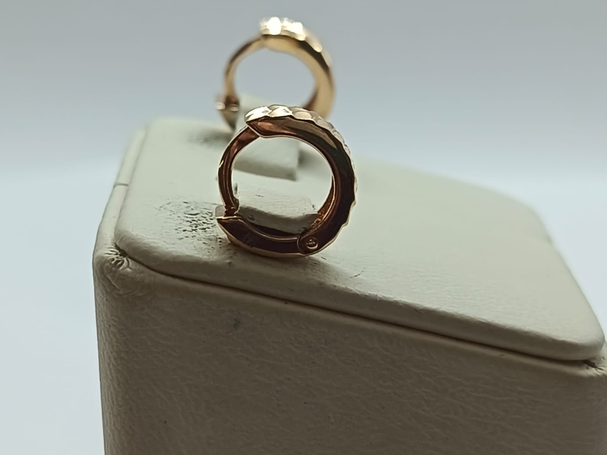 СБКМ585 СЕРЬГИ БЕЗ КАМНЯ (Au 585)