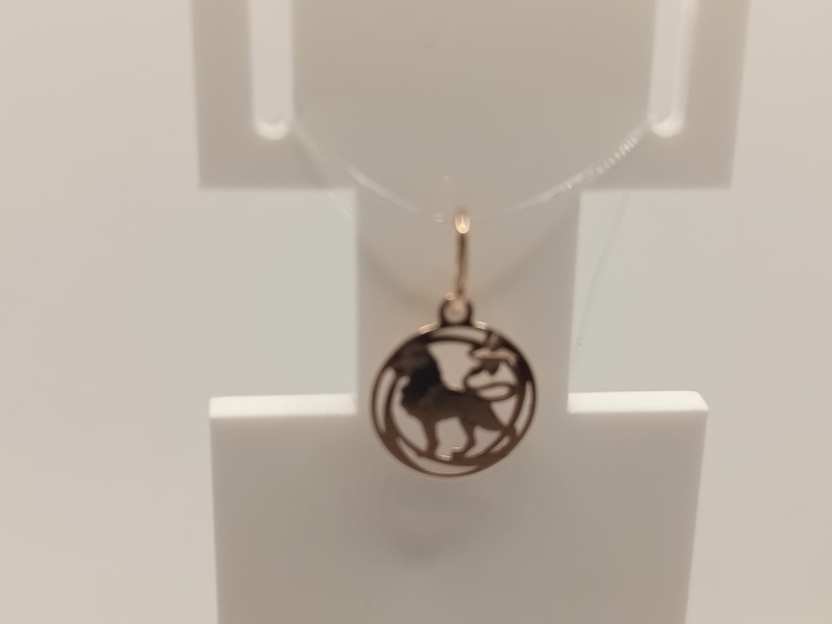 ПОДВЕСКА ЗНАК ЗОДИАКА ЛЕВ (Au 585)