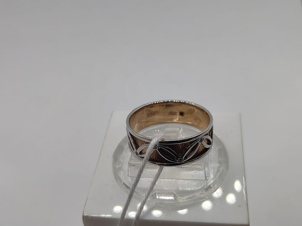 КОЛКМИ585 КОЛЬЦО С КАМНЯМИ (Au 585)