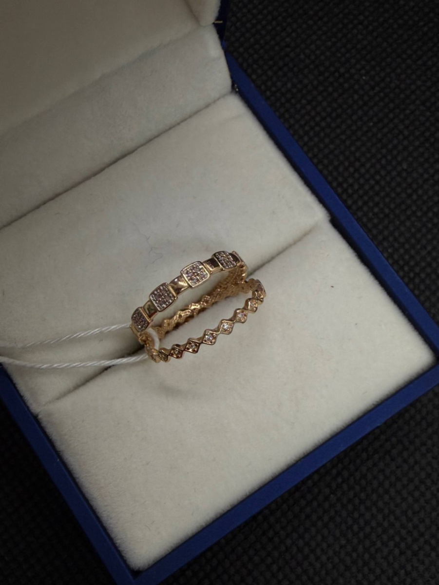 КОЛКМИ585 КОЛЬЦО С КАМНЯМИ (Au 585)