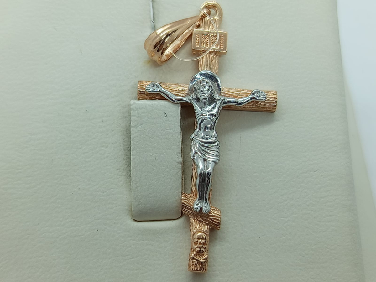 ПОДВЕСКА КРЕСТ (Au 585)