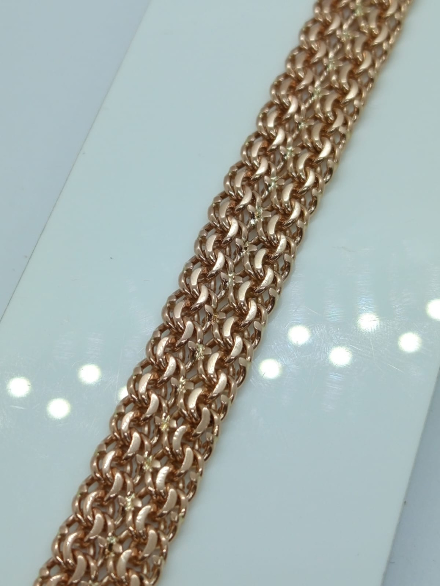 БРАСЛЕТ ПОЛНОВЕСНЫЙ Фантазия Au 585