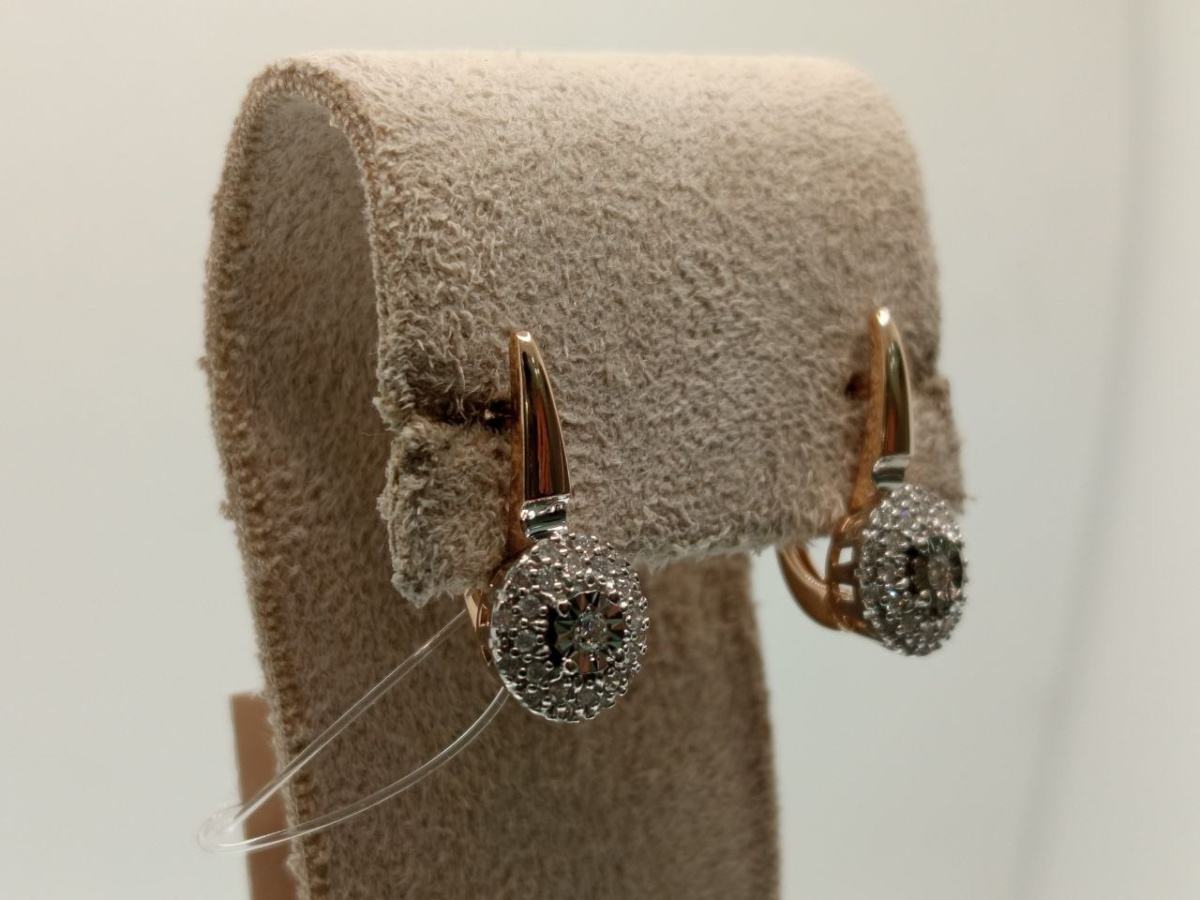 СЕРЬГИ БРИЛЛИАНТ (Au 585)