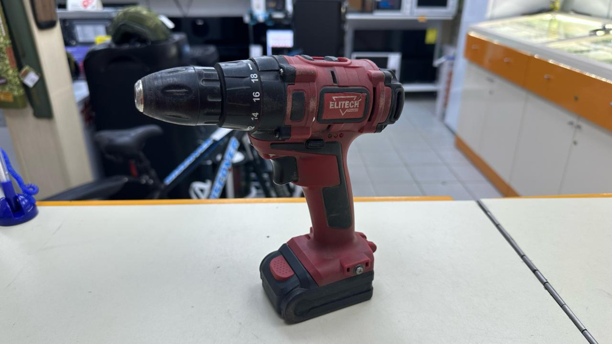 Шуруповерт Elitech ДА 10.8СЛК2