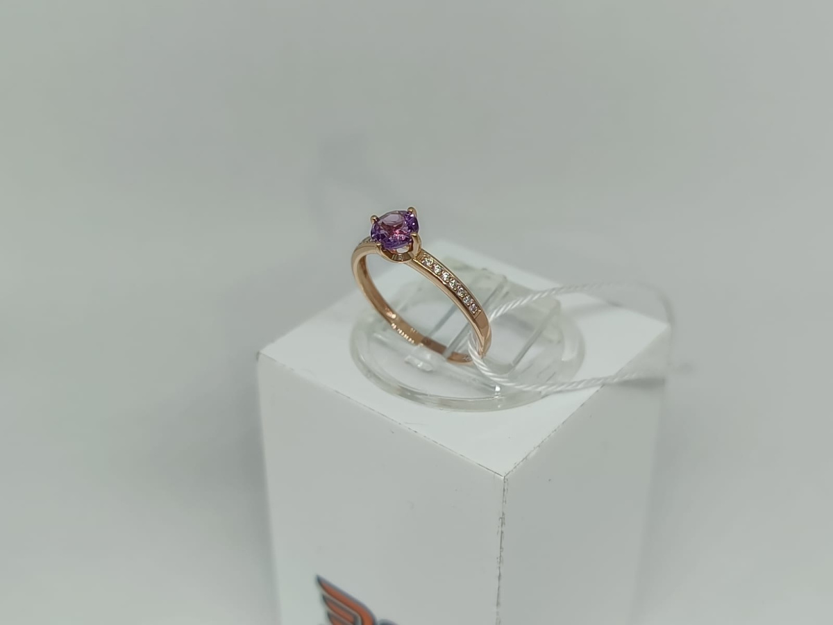 КОЛКМИ585 КОЛЬЦО С КАМНЯМИ (Au 585)