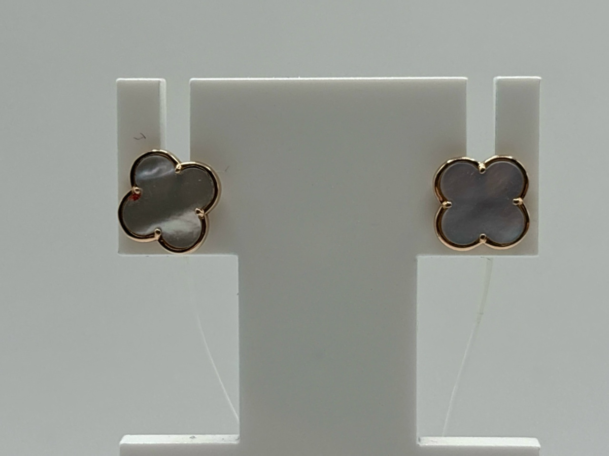 СЕРЬГИ ПУСЕТЫ с камнем (Au 585)