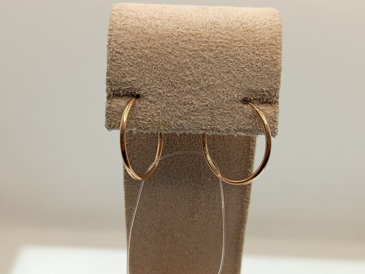 СЕРЬГИ КОНГО без камня (Au 585)