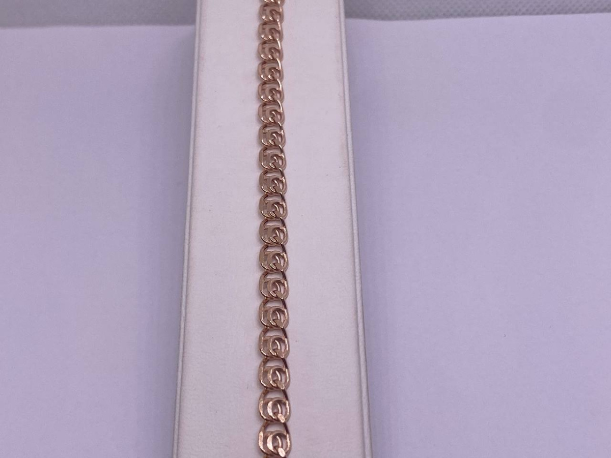 БРАСЛЕТ ПУСТОТЕЛЫЙ Лав (Au 585)