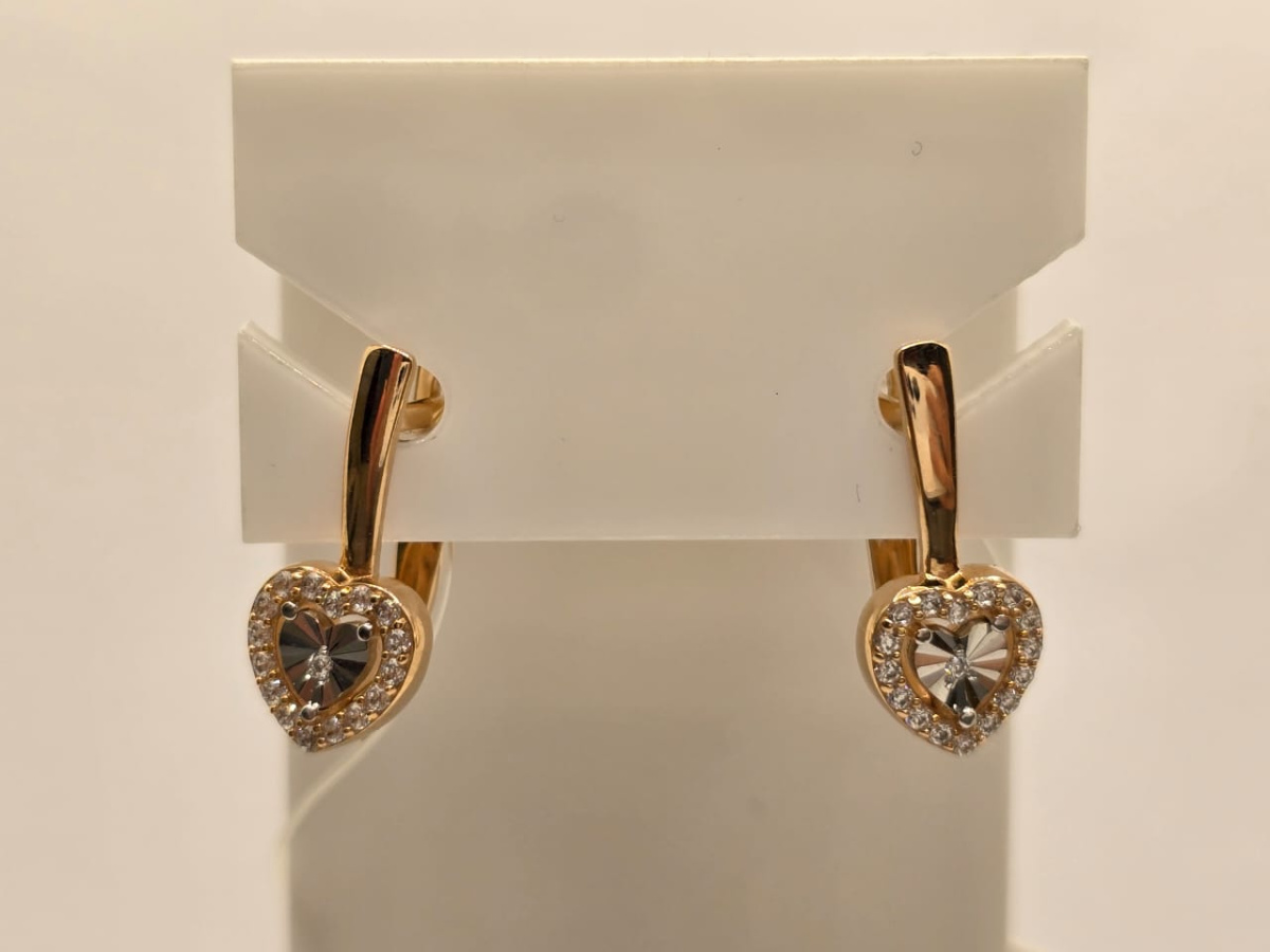 СЕРЬГИ С КАМНЯМИ (Au 585)