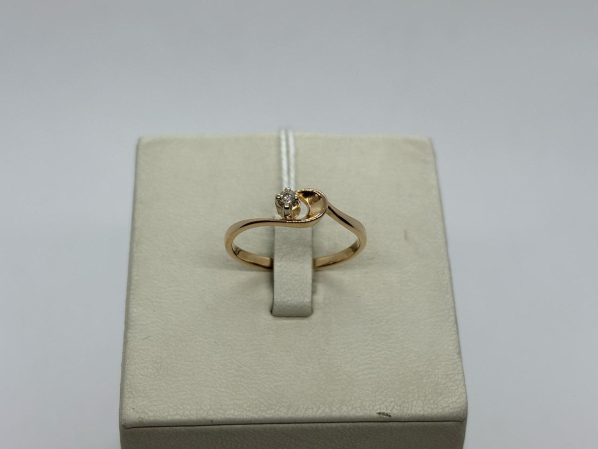 КОЛЬЦО БРИЛЛИАНТ Au 585