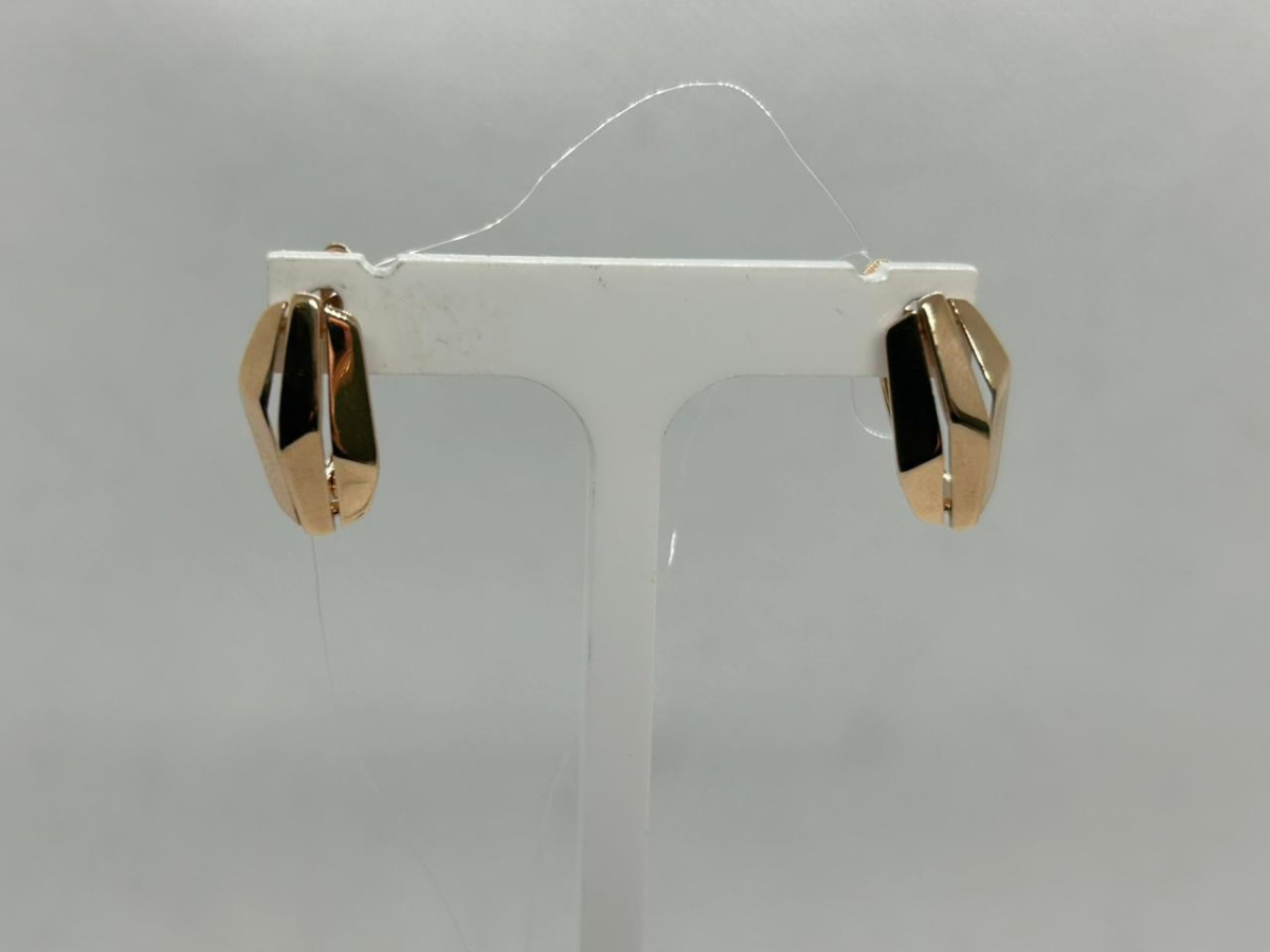 СЕРЬГИ БЕЗ КАМНЯ (Au 585)