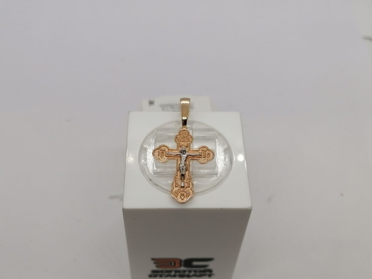80253 ПОДВЕСКА КРЕСТ (Au 585)